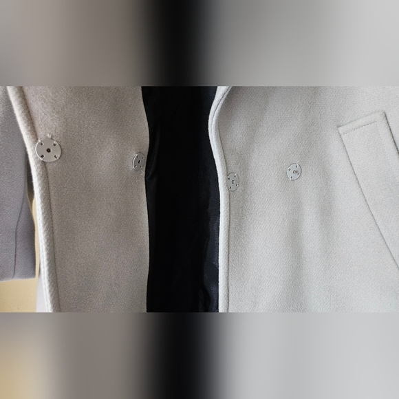 Zara Women's Soft Ligth Blue Trench Coat - Picture 11 of 14